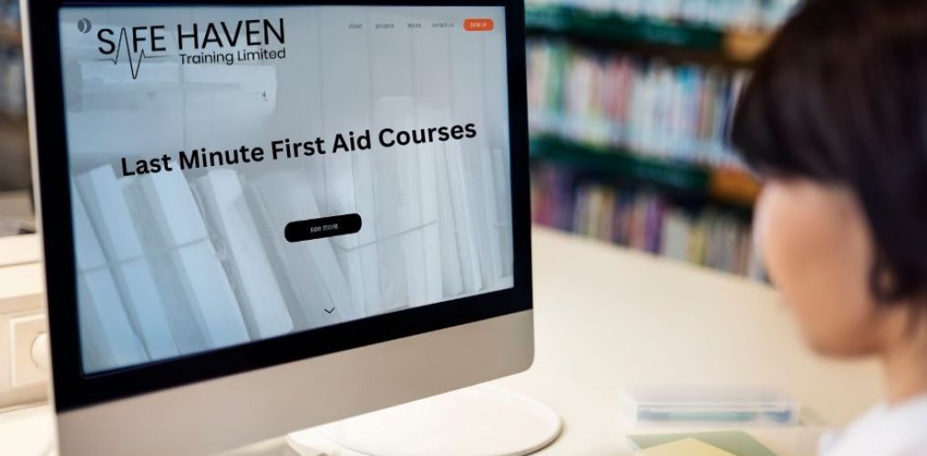 First Aid Training Course Booking.