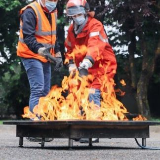fire extinguisher on display